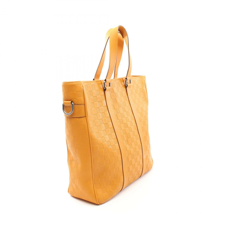 LOUIS VUITTON Neo Tadao 手提包 N41228 Damier Infini 皮革 Solar 二手 2way LV-1