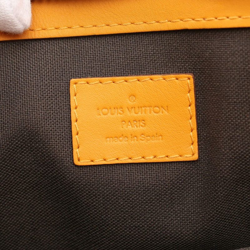 LOUIS VUITTON Neo Tadao 手提包 N41228 Damier Infini 皮革 Solar 二手 2way LV-3