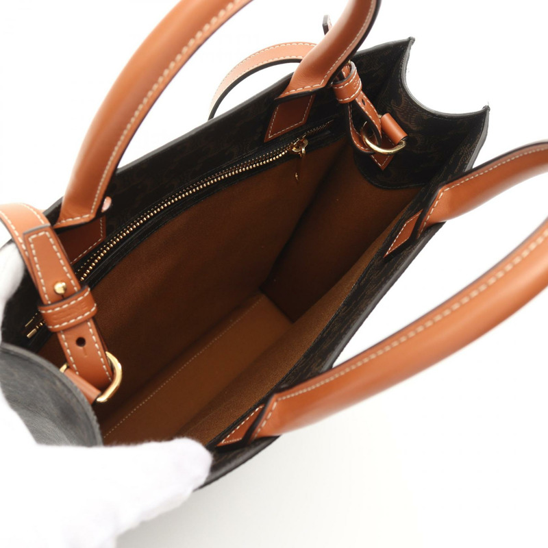 CELINE 小號 Vertical Cabas Triomphe 托特包 斜背包 191542 帆布-2
