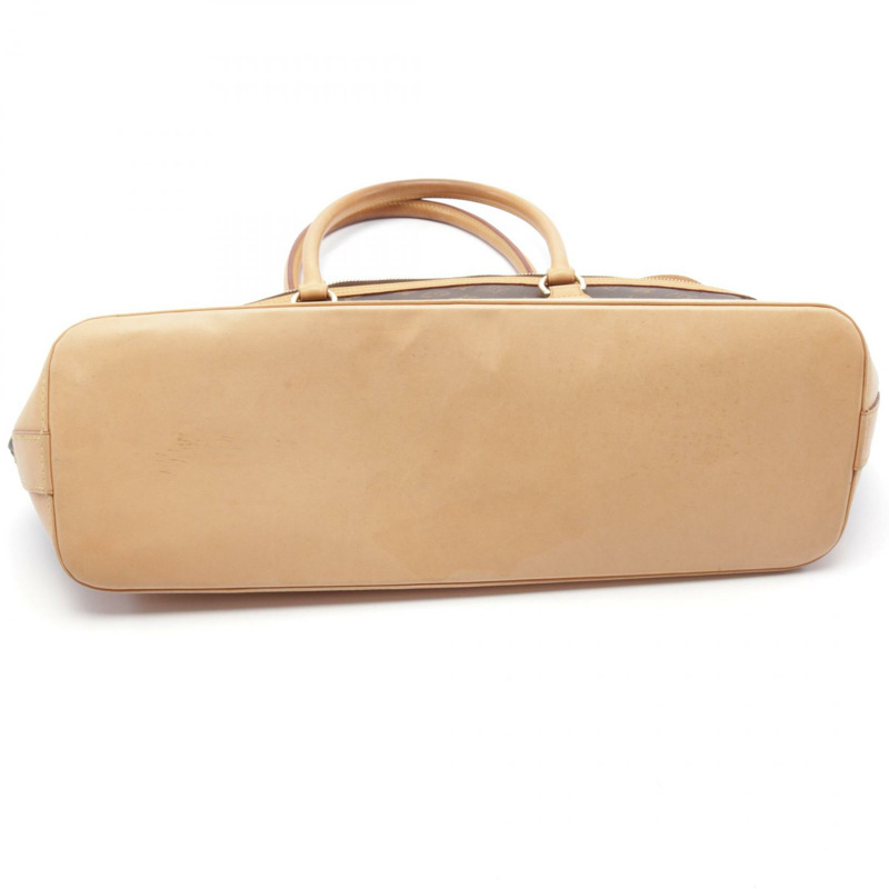 LOUIS VUITTON Lockit 橫向托特包 M40104 Monogram 帆布 棕色 二手 女款-5
