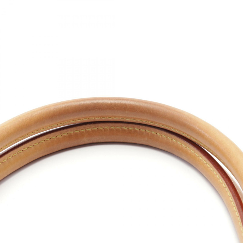 LOUIS VUITTON Lockit 橫向托特包 M40104 Monogram 帆布 棕色 二手 女款-6