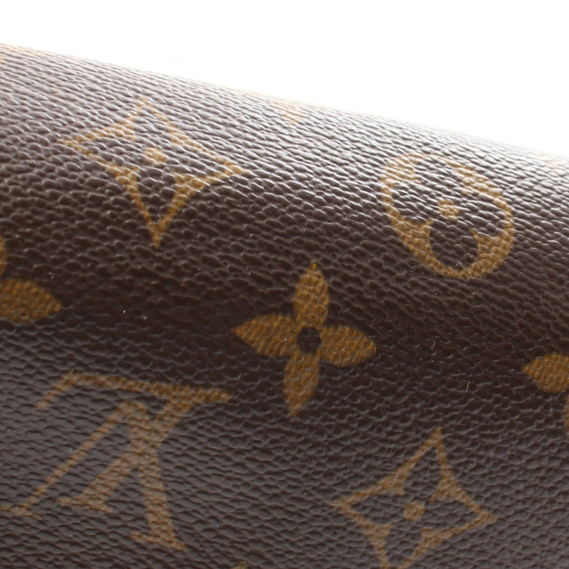 LOUIS VUITTON Tamburan 單肩包 M51179 Monogram 帆布皮革棕色二手 LV-6