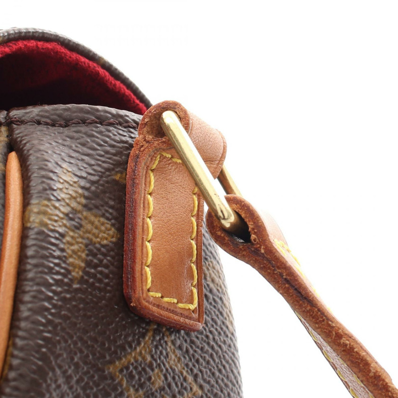 LOUIS VUITTON Tamburan 單肩包 M51179 Monogram 帆布皮革棕色二手 LV-7