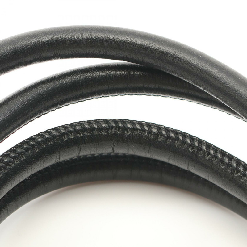 香奈兒 Cambon 系列中型托特包 A25167 皮革 米色 黑色 二手 SHW-11