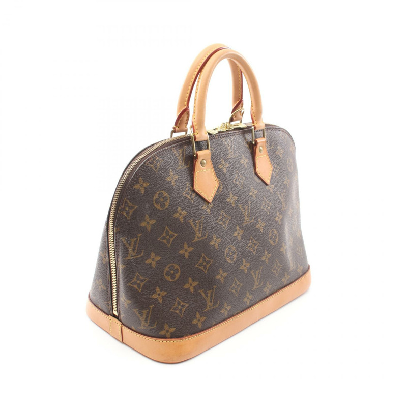 LOUIS VUITTON Alma PM 手提包 M51130 Monogram 帆布 棕色 二手 女士 LV-1