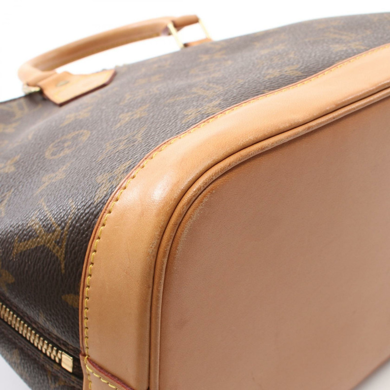 LOUIS VUITTON Alma PM 手提包 M51130 Monogram 帆布 棕色 二手 女士 LV-6