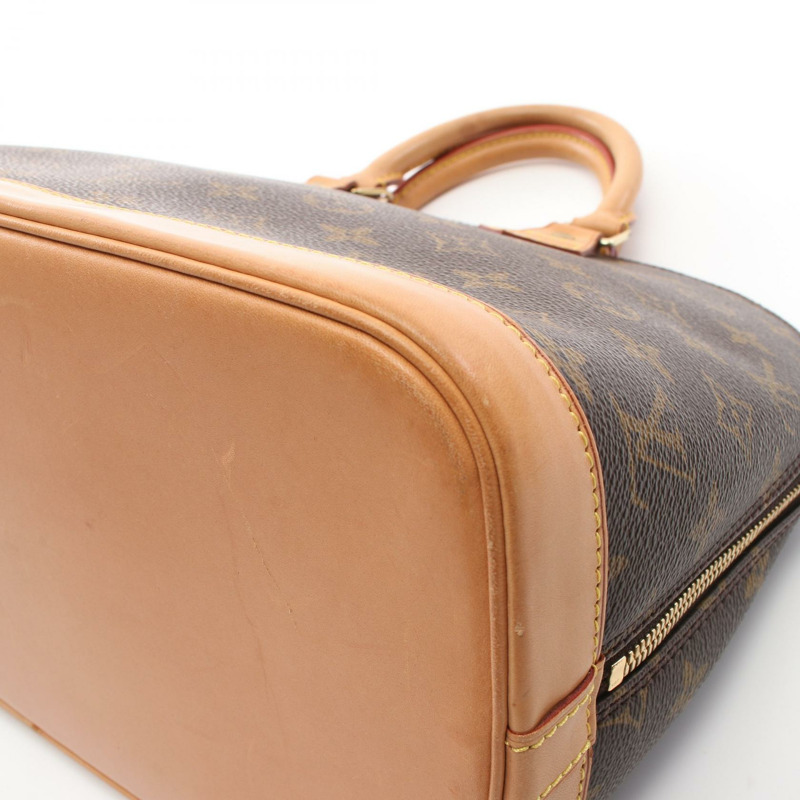 LOUIS VUITTON Alma PM 手提包 M51130 Monogram 帆布 棕色 二手 女士 LV-7