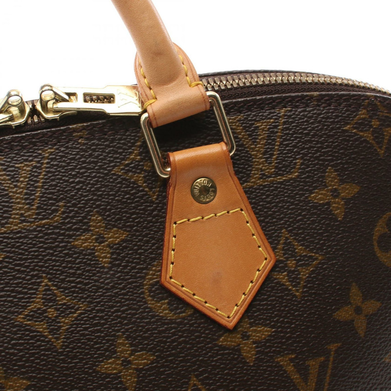 LOUIS VUITTON Alma PM 手提包 M51130 Monogram 帆布 棕色 二手 女士 LV-10