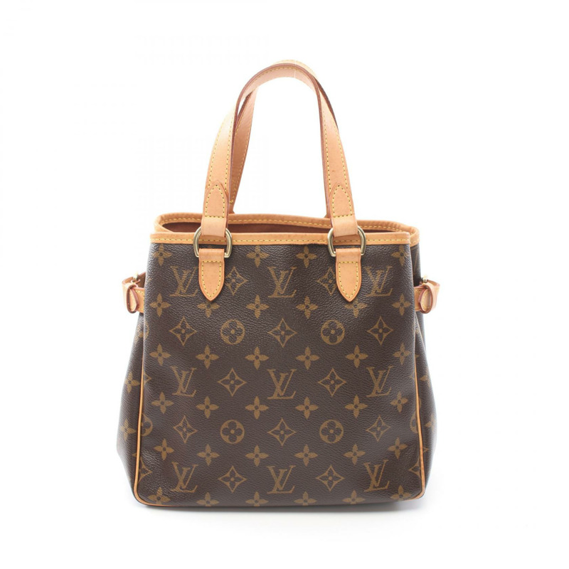 LOUIS VUITTON Batignolles 托特包 手提包 M51156 Monogram 帆布 棕色 二手 女款-0