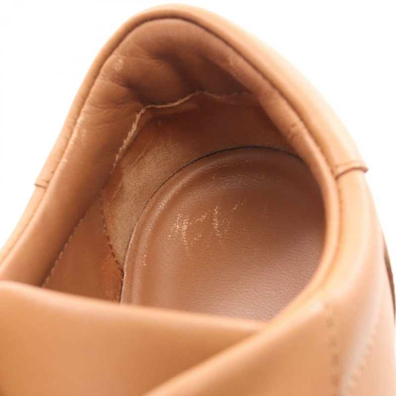 愛馬仕 (HERMES) Day Kelly 搭扣運動鞋 #35.5 222896ZJI 棕色皮革 二手 金色五金-7