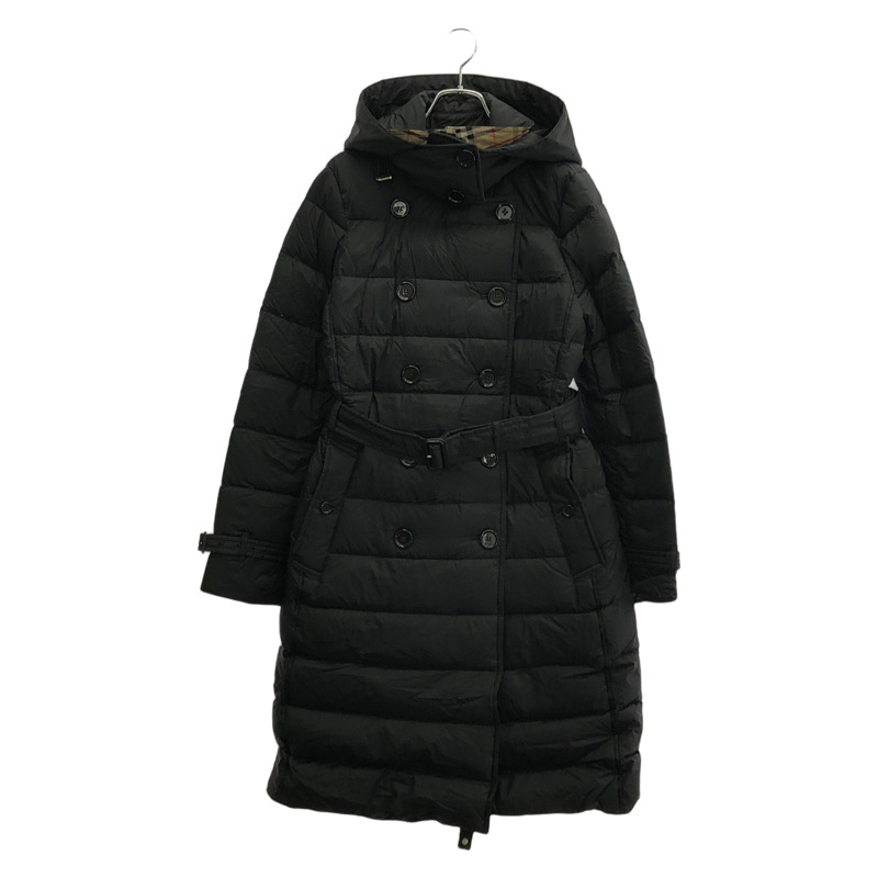 BURBERRY Arnston 羽絨外套 羽絨外套 尼龍 黑色 二手 女款-0