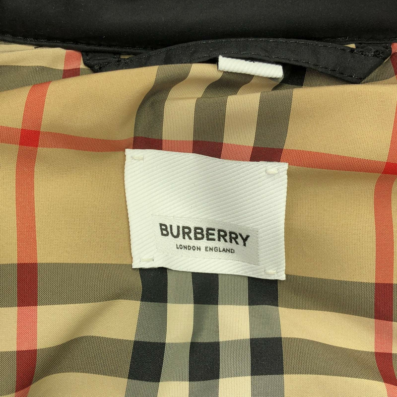 BURBERRY Arnston 羽絨外套 羽絨外套 尼龍 黑色 二手 女款-4
