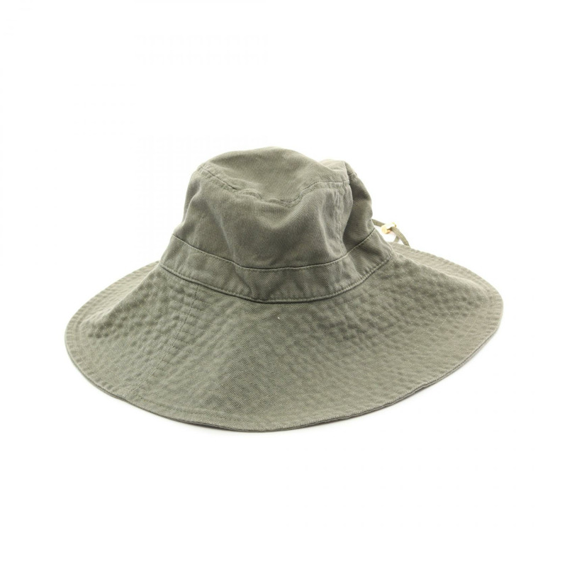 CELINE Triomphe 卡其色帆布帽，二手女款-1