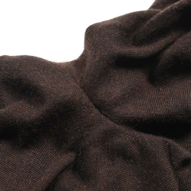 愛馬仕 Chaine Dunkel 連身裙，真絲羊絨材質，棕色，二手女款，38 碼-5