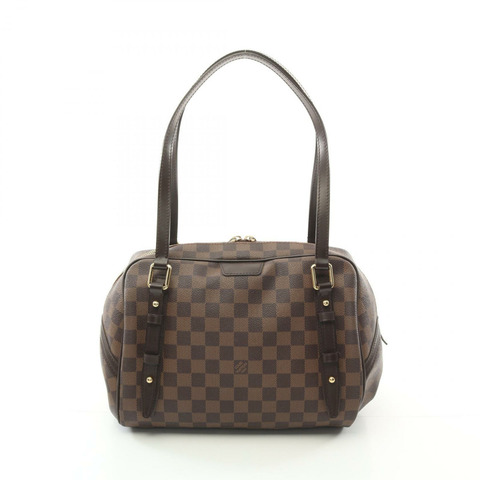 LOUIS VUITTON Rivington GM 單肩包 N41158 Damier 帆布 Ebene 二手女士 LV