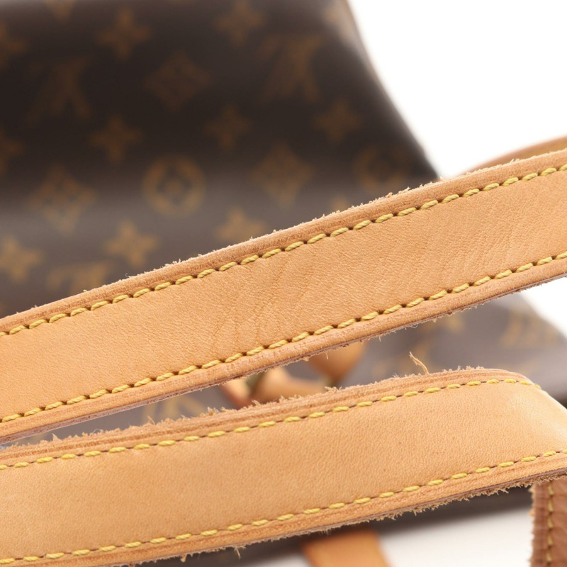 LOUIS VUITTON Cabas 鋼琴單肩包 M51148 Monogram 帆布皮革棕色二手-8