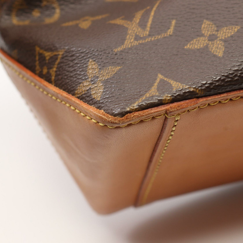 LOUIS VUITTON Cabas 鋼琴單肩包 M51148 Monogram 帆布皮革棕色二手-10