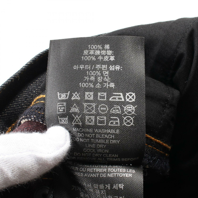 Burberry Prorsum 牛仔褲 棉質 海軍藍 二手 男士-3