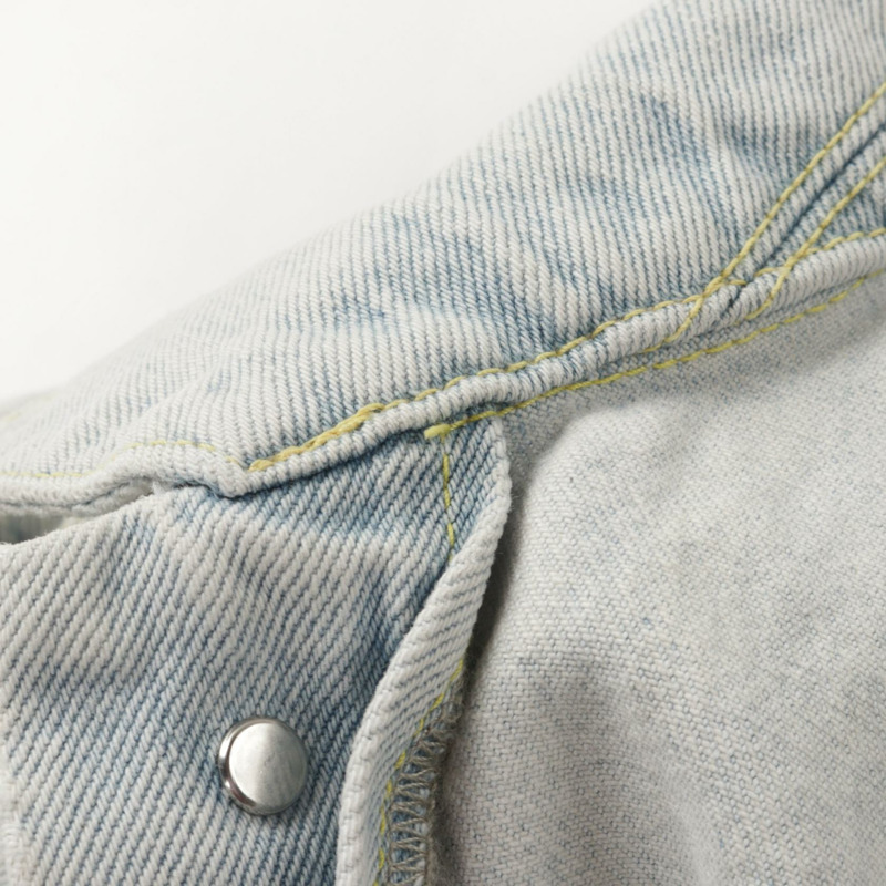 OFF-WHITE GRAFFITI EMB DENIM 牛仔夾克 OMYD048S23DEN001 棉 藍色 二手男裝-6