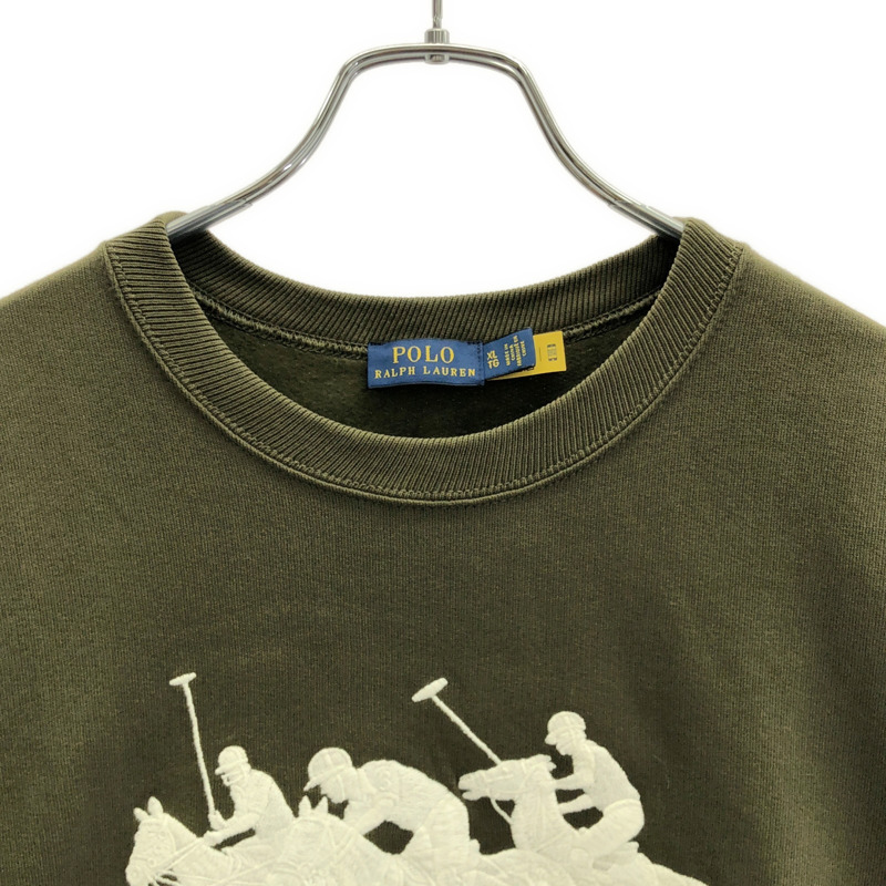 POLO RALPH LAUREN Heard Cn Po-Long 運動衫 棉質 卡其色 二手 男女通用-2