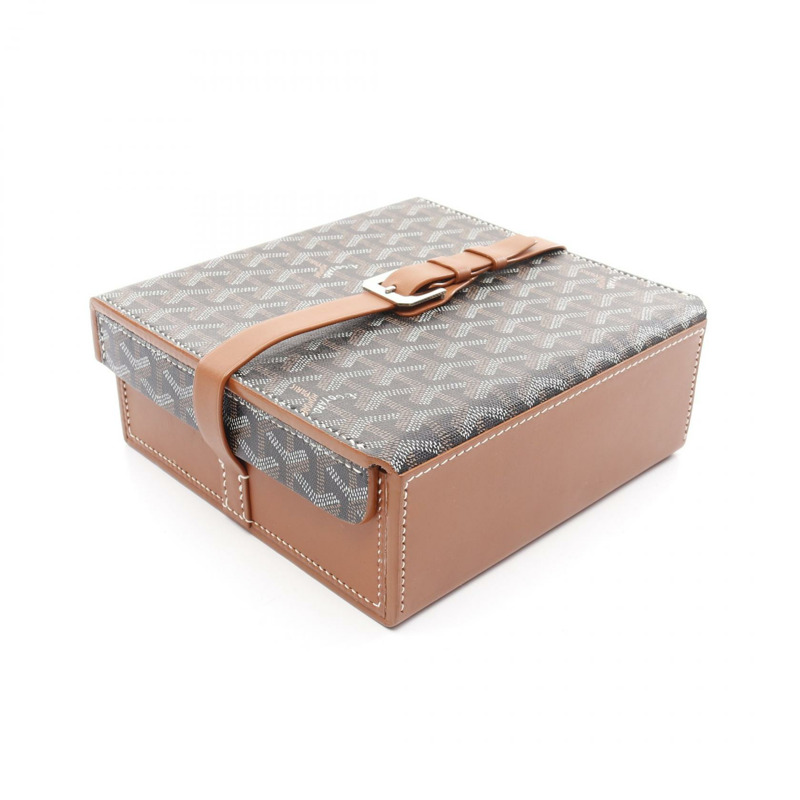 GOYARD 錶殼 其他雜貨 PVC 塗層帆布皮革 棕色 多色 二手 男女通用-1
