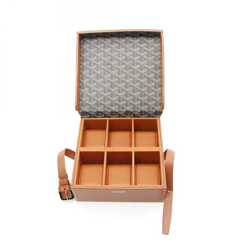 GOYARD 錶殼 其他雜貨 PVC 塗層帆布皮革 棕色 多色 二手 男女通用-2