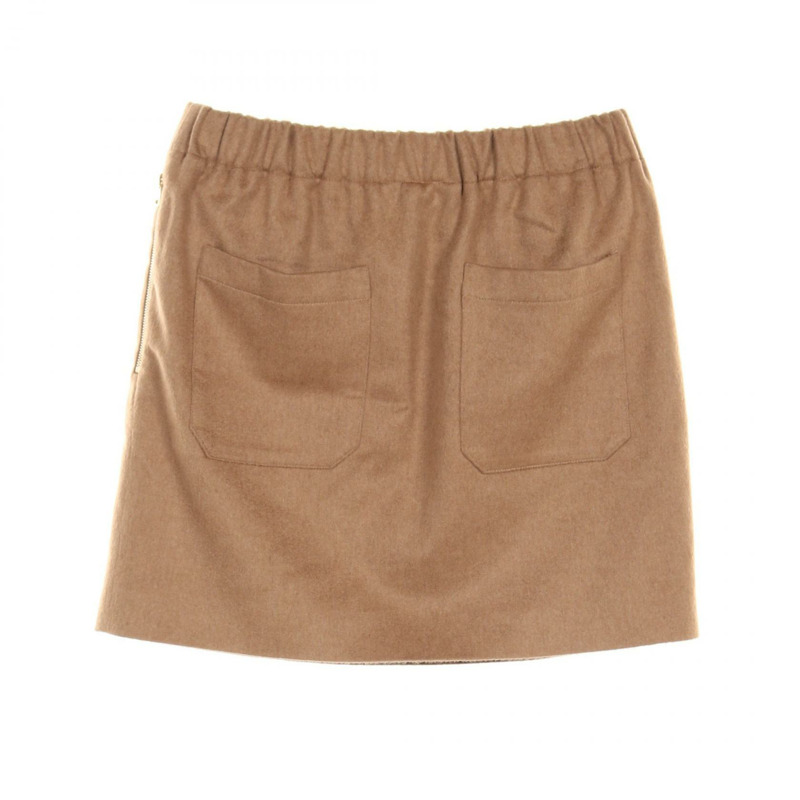 MAX MARA OTTAVIA 半身裙 駝色 二手 女款-1