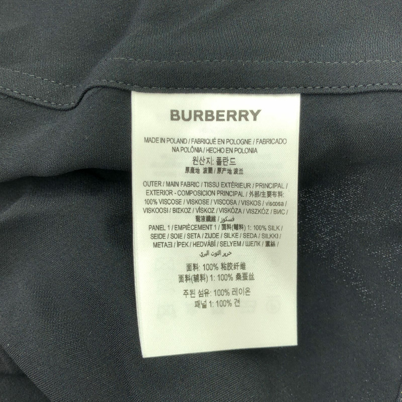 BURBERRY 最佳連身裙最佳黑色二手女士-6