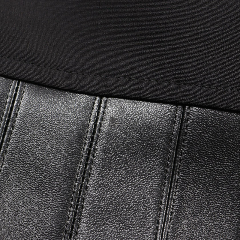 路易威登 (LOUIS VUITTON) RW241WA SM4 FQDS92 羊毛真絲混紡黑色連身裙,二手女款,尺寸 38。-6