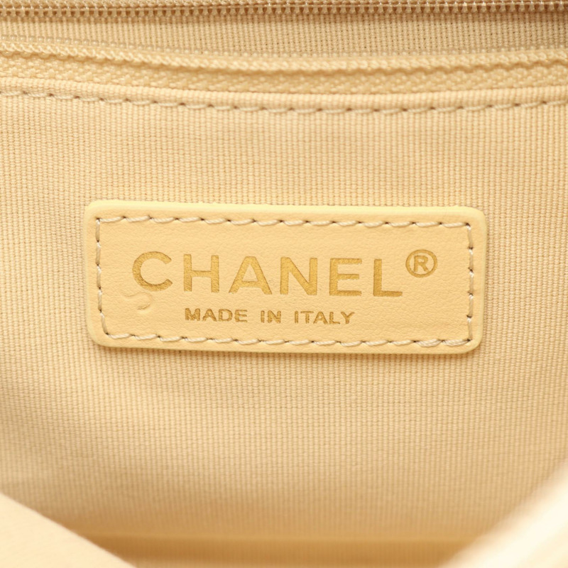 香奈兒 (CHANEL) 絎縫兩用手提單肩包 AS3229 皮革 金色 二手 女士 GHW CC-3