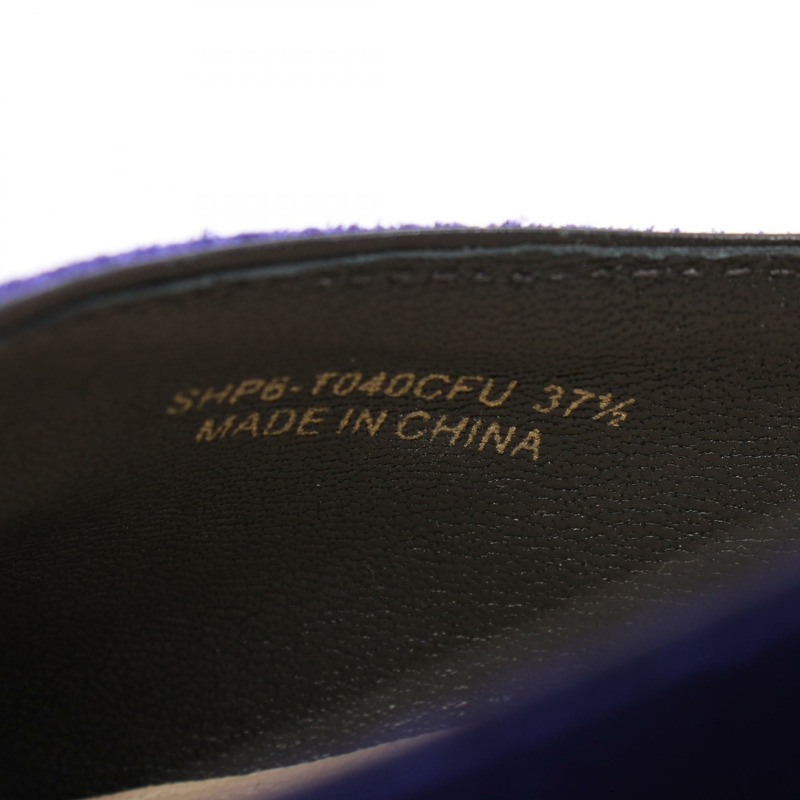 3.1 Phillip Lim 女高跟鞋 SHP6-T040CFU 絨面革藍 二手-5