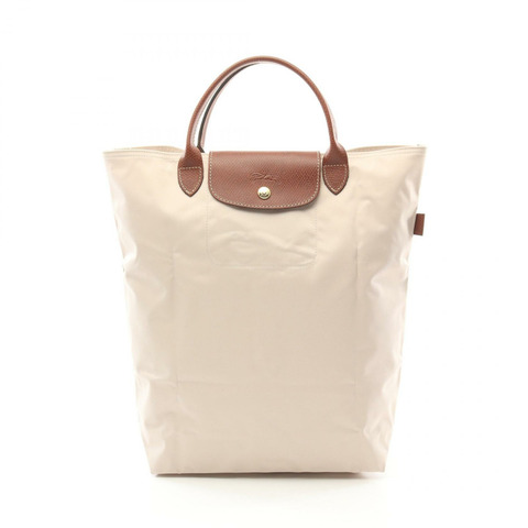 Longchamp Le Pliage Original M 購物袋手提包 10168089P71 織物皮革米棕色全新女款