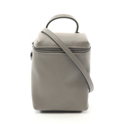 Longchamp Le Pliage Extra XS 斜背包 單肩包 10285987P55 皮革 灰色 全新 女款