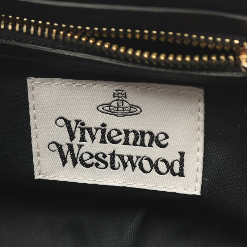 Vivienne Westwood 紅標系列 Granny Frame 手提包 4304007MUS000BN401 黑色-3