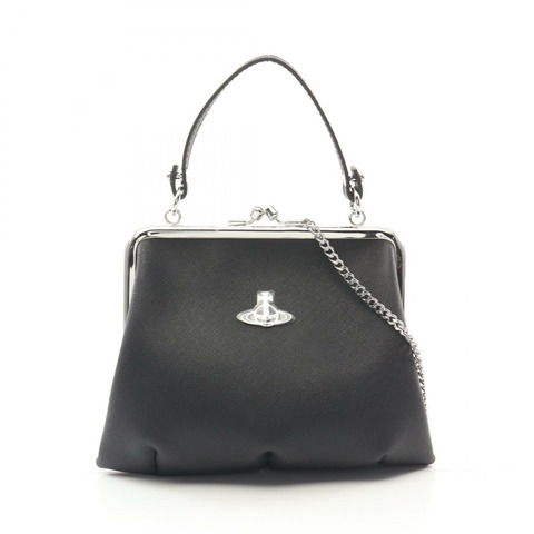 Vivienne Westwood 紅標 GRANNY FRAME 皮夾 手提包 52020003S000BN401 皮革 黑色 全新 女款