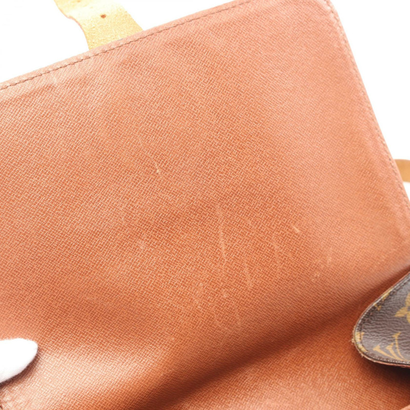 LOUIS VUITTON Cartouchiere 中型單肩包 M51253 字母帆布 二手 女士 LV-6