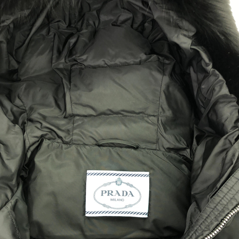 PRADA 羽絨大衣 羽絨外套 黑色 二手 女款-9