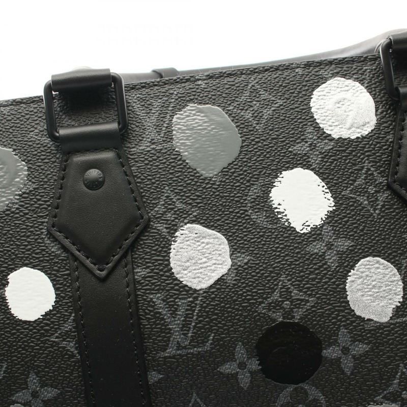 LOUIS VUITTON yayoi kusama Sac Plat 托特斜背包 M46404 ecripse dots 二手-5