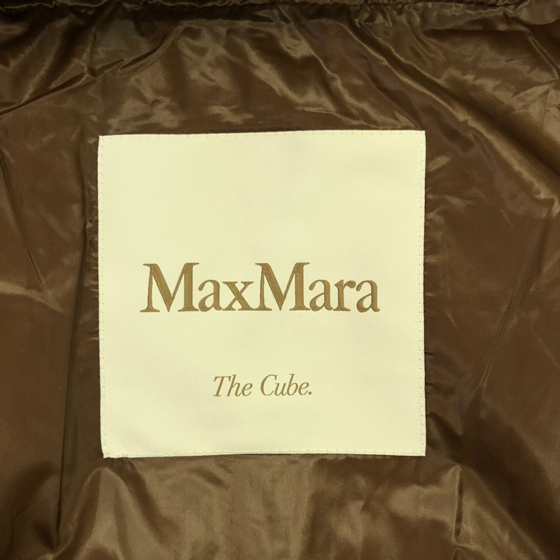 MAX MARA The Cube ANGY 羽絨外套 羽絨外套 尼龍 棕色 二手 女款-4
