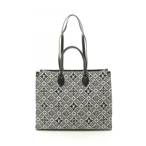 LOUIS VUITTON On the Go GM 兩用手提包 M57207 字母提花帆布 二手 LV
