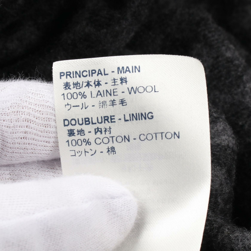 LOUIS VUITTON × NIGO Giant Damier 粗呢外套 RM202M XEP 羊毛 灰色 二手 男款 #46-4