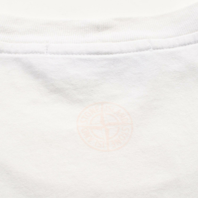 STONE ISLAND T卹 76152NS80 棉 白色 二手 男款-7