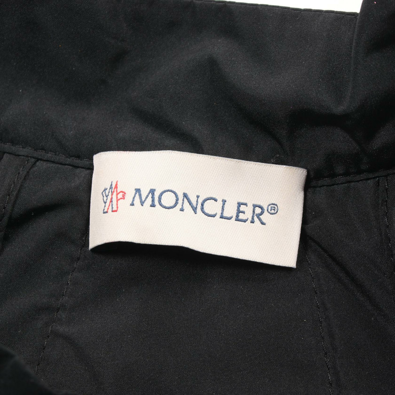 MONCLER 開襟衫 9B00007 羊毛 黑色 二手 女款-2