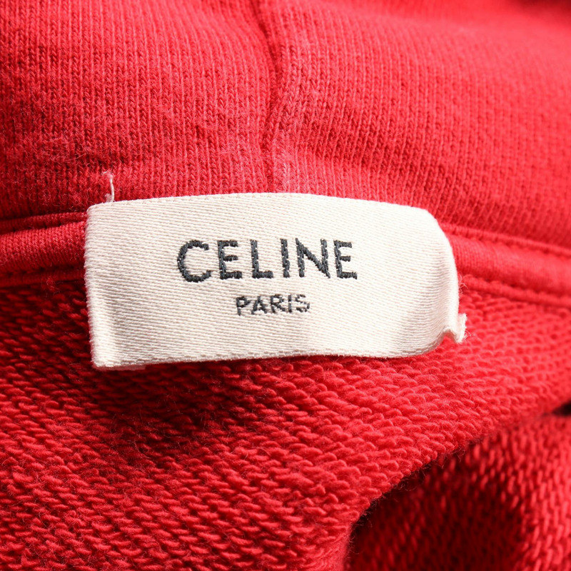 CELINE 棉質羊毛連帽衫 連帽衫 2Y321670Q 棉 紅色 二手 男裝-2