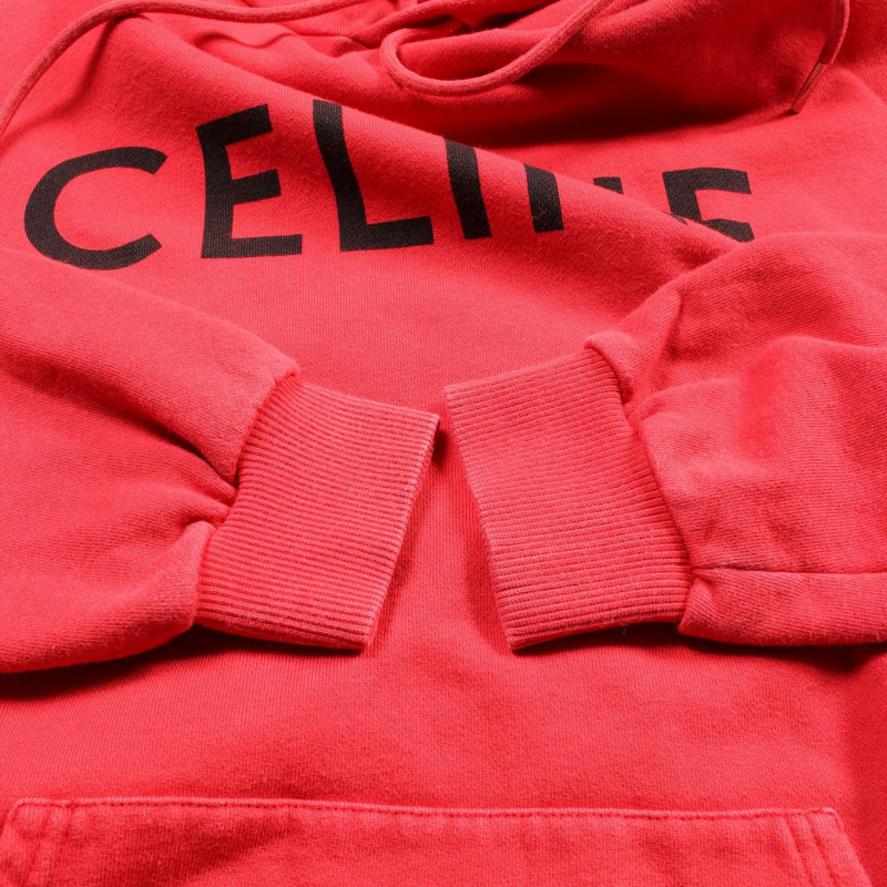 CELINE 棉質羊毛連帽衫 連帽衫 2Y321670Q 棉 紅色 二手 男裝-7