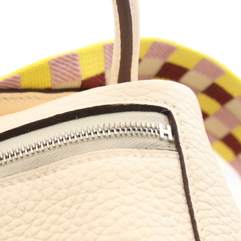 愛馬仕 Lindy Mini 兩用肩包 B Taurillon Clemence Nata 二手 SHW-5