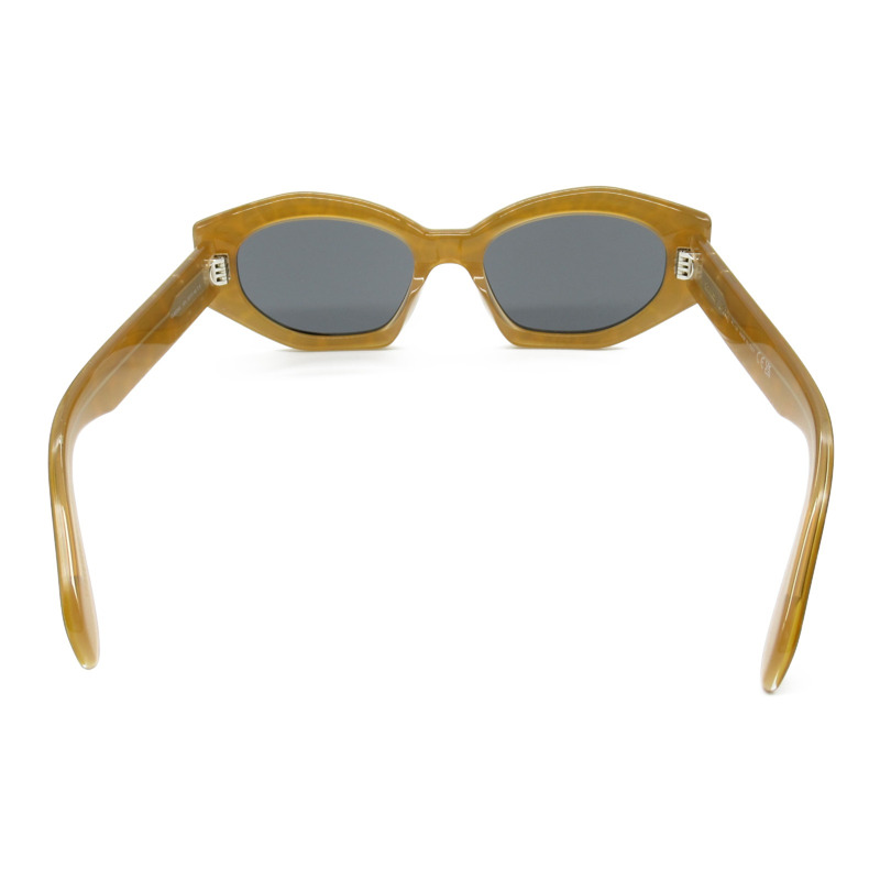 CELINE 太陽眼鏡 40238U47A 醋酸纖維棕色豹紋/深灰色 新款 女士-2