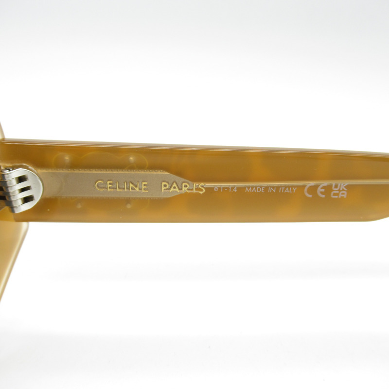 CELINE 太陽眼鏡 40238U47A 醋酸纖維棕色豹紋/深灰色 新款 女士-4