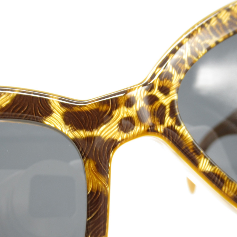 CELINE 太陽眼鏡 40238U47A 醋酸纖維棕色豹紋/深灰色 新款 女士-6