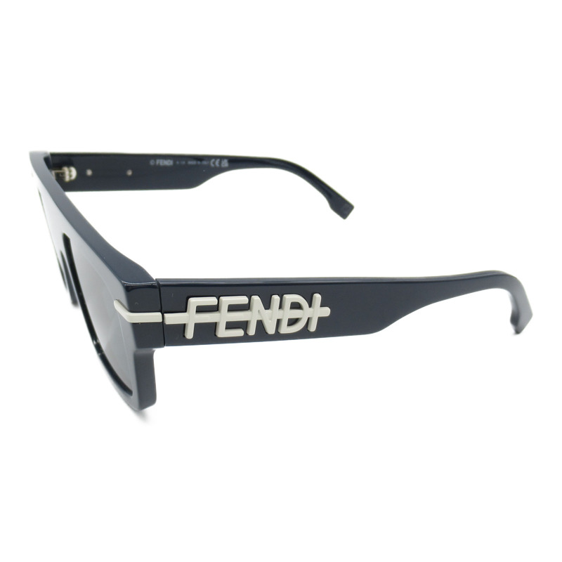 FENDI 太陽眼鏡 太陽眼鏡 40091U90A 醋酸纖維海軍藍 全新 男女通用-1